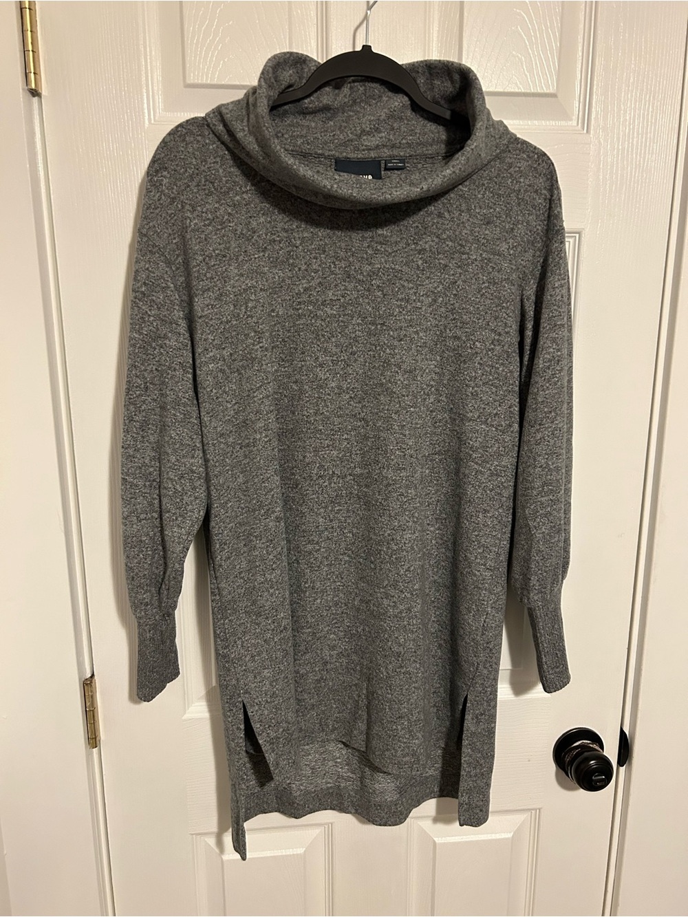 Maeve by Anthropologie Heather Gray Cowl Neck Sweater